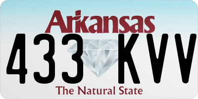 AR license plate 433KVV