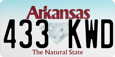 AR license plate 433KWD