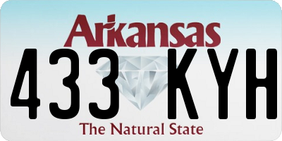 AR license plate 433KYH