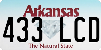 AR license plate 433LCD