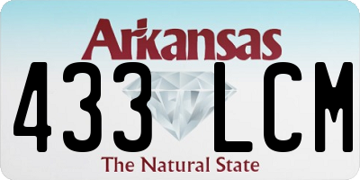AR license plate 433LCM