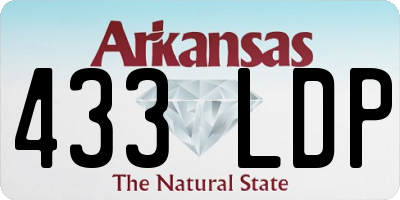 AR license plate 433LDP