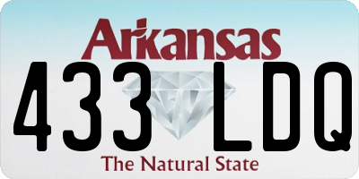 AR license plate 433LDQ