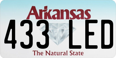 AR license plate 433LED