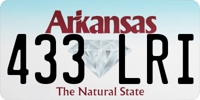 AR license plate 433LRI