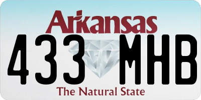 AR license plate 433MHB