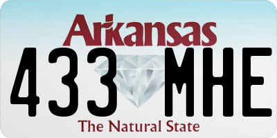 AR license plate 433MHE