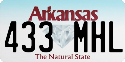 AR license plate 433MHL