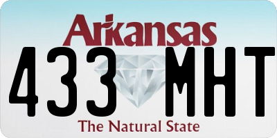 AR license plate 433MHT