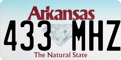 AR license plate 433MHZ