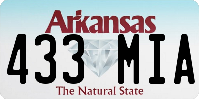 AR license plate 433MIA