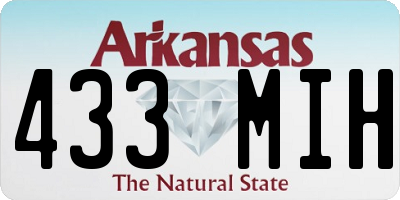 AR license plate 433MIH