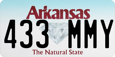 AR license plate 433MMY