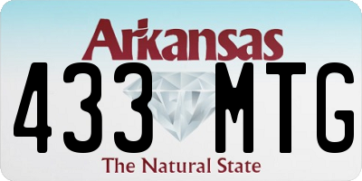AR license plate 433MTG