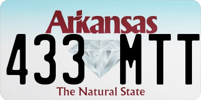 AR license plate 433MTT