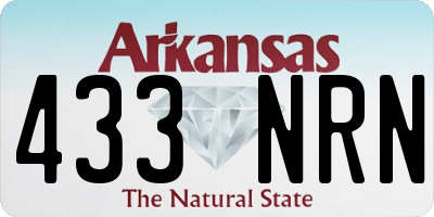 AR license plate 433NRN