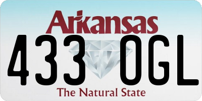 AR license plate 433OGL