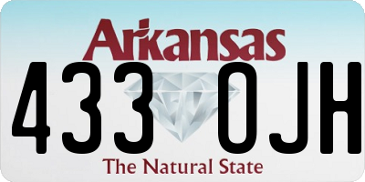 AR license plate 433OJH
