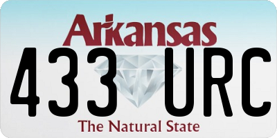 AR license plate 433URC