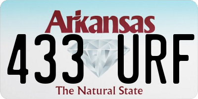 AR license plate 433URF