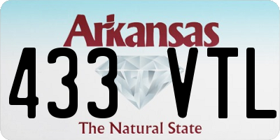 AR license plate 433VTL