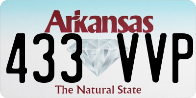 AR license plate 433VVP