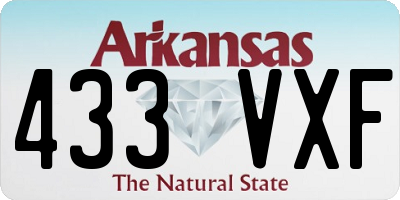 AR license plate 433VXF