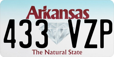 AR license plate 433VZP