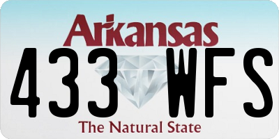 AR license plate 433WFS
