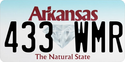 AR license plate 433WMR