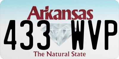AR license plate 433WVP