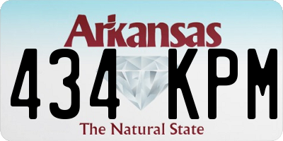 AR license plate 434KPM