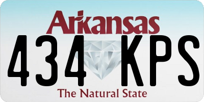 AR license plate 434KPS