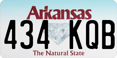 AR license plate 434KQB