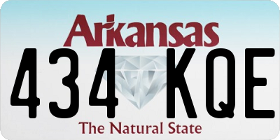AR license plate 434KQE
