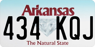 AR license plate 434KQJ