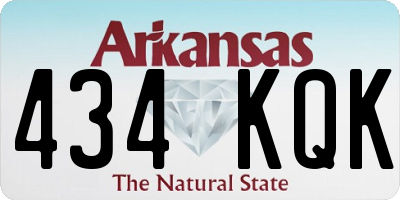 AR license plate 434KQK
