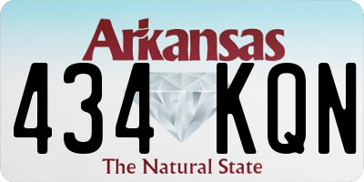 AR license plate 434KQN