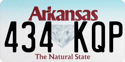 AR license plate 434KQP