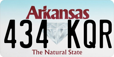 AR license plate 434KQR