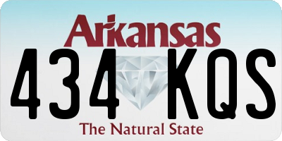 AR license plate 434KQS