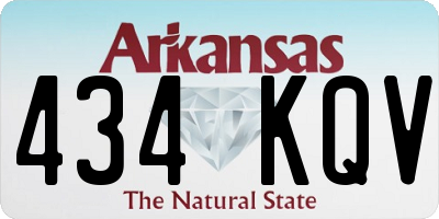 AR license plate 434KQV