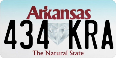 AR license plate 434KRA