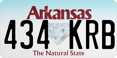 AR license plate 434KRB