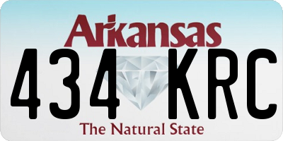AR license plate 434KRC