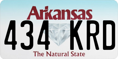 AR license plate 434KRD