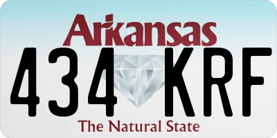 AR license plate 434KRF