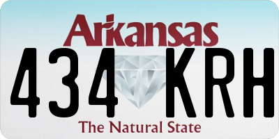 AR license plate 434KRH