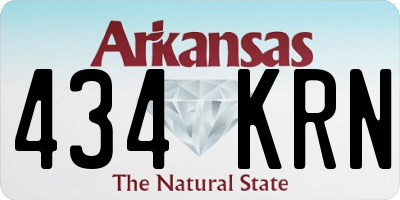 AR license plate 434KRN