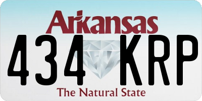 AR license plate 434KRP